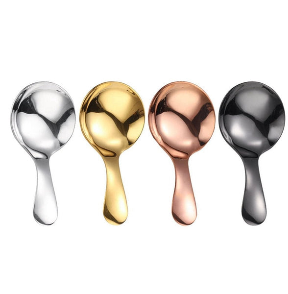 4 Pack Small With Short Handle Suitable For Pots Salt Sugar Spices Coffee Tea Desserts Spoons