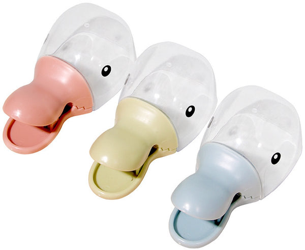 Cute Duck Head Measuring Spoon Set With Closure Clip 3 Piece Measuring Cups Jugs & Spoons