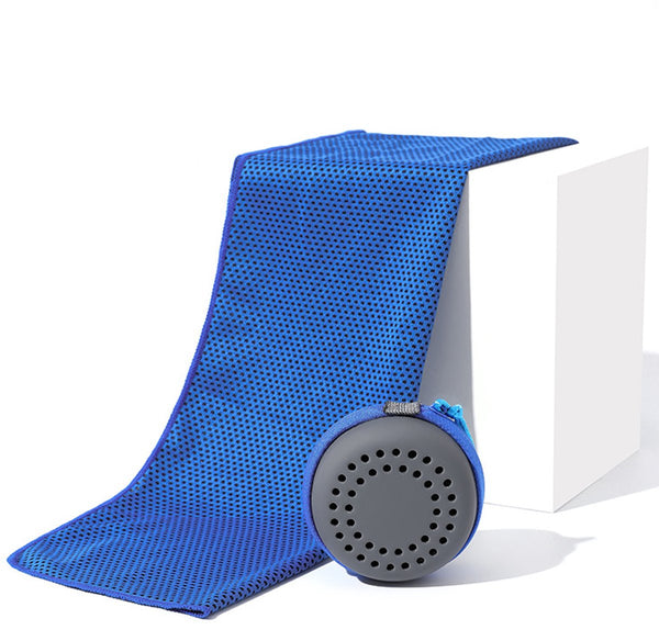 Cooling Towel For Summer & Sports Quick Drying Towels Running With Storage Box 30X60 Cm (Children's) Royal Blue Towels & Washcloths