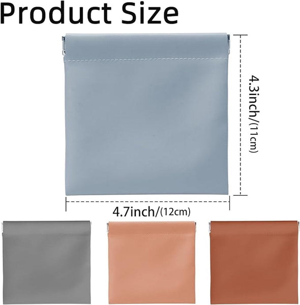 Mens Wallet Organiser Gift Set Of 4 Blue Brown Light Gray Apricot Wallets