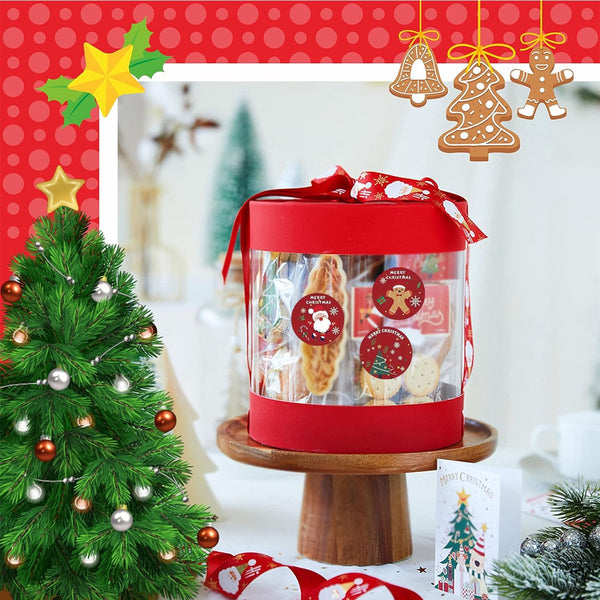 Christmas 2 Rolls Approx. 1000 Cartoon For Gifts & Crafts Stickers