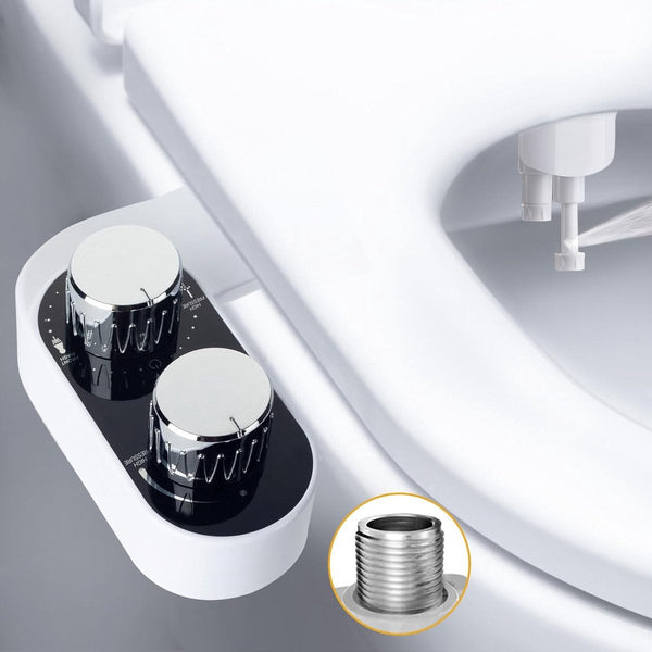 Smart Bidet Toilet Seat Attachment Self Cleaning Dual Spray Heads Bidets