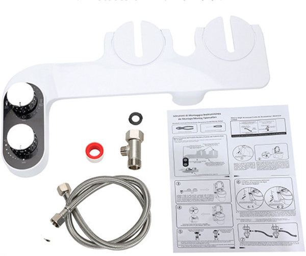 Smart Bidet Toilet Seat Attachment Self Cleaning Dual Spray Heads Bidets