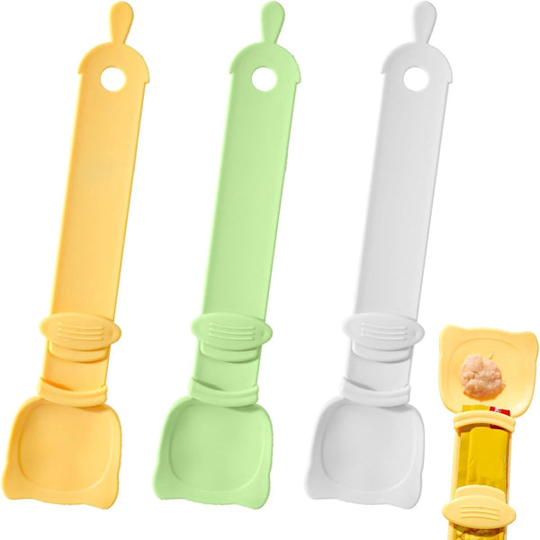Cat Food Squeeze Spoon Wet & Treat Feeder Set Of 3 Dishes Feeders & Fountains
