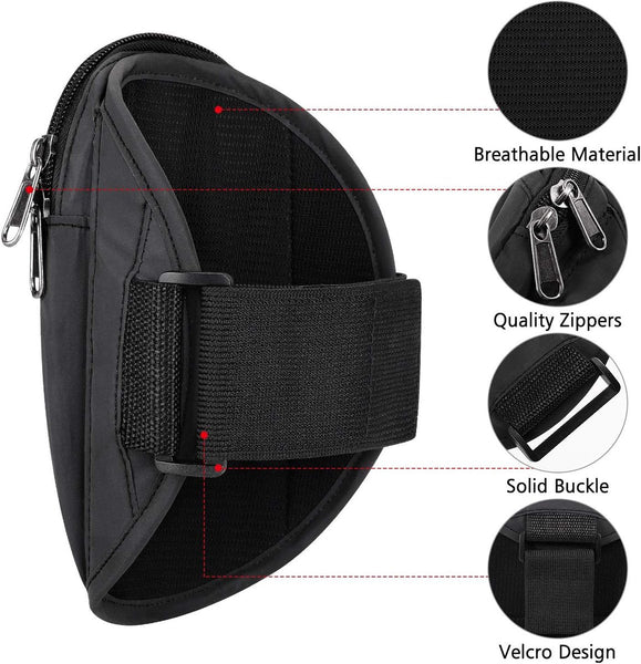 Running Armband Phone Holder Reflective Sports Accessories For Camping Hiking (Vegetable) Gym Bags