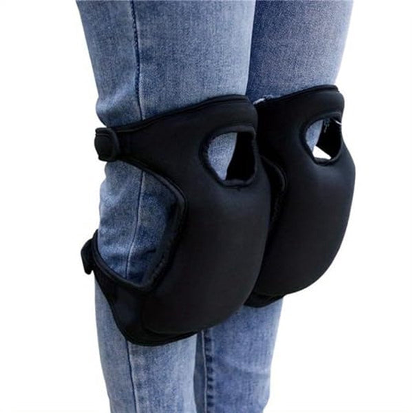 2 Pack Garden Knee Braces Soft And Comfortable Protective Adjustable Non Slip For Gardeners To Use When Cleaning Scrubbing Floors Pruning (Black) Gard