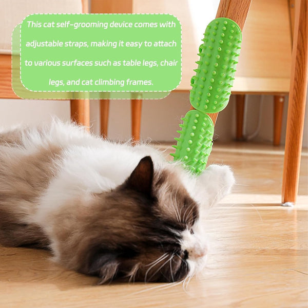 Set Of 4 Scratching Post Comb Made Silicone Reduces Flying Hair And Itching Excellent Gift For Lovers Give Their Beloved Pets. Cat Toys