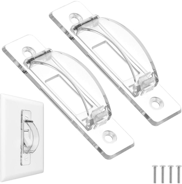Switch Protection Cover 2 Pieces Tamper Proof Lamp Toggle Prevents Unintended Use Switch Accessories