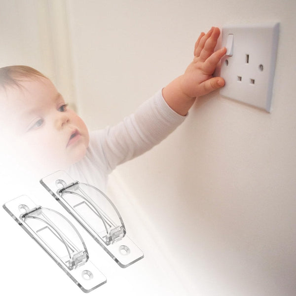 Switch Protection Cover 2 Pieces Tamper Proof Lamp Toggle Prevents Unintended Use Switch Accessories