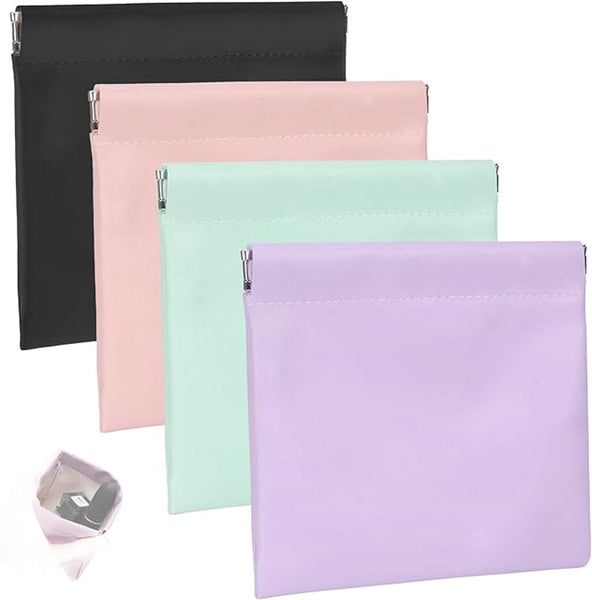 Women's Wallet Organiser Gift Set For Girlfriend Mother 4 Pack Pink Light Green Purple Black Wallets