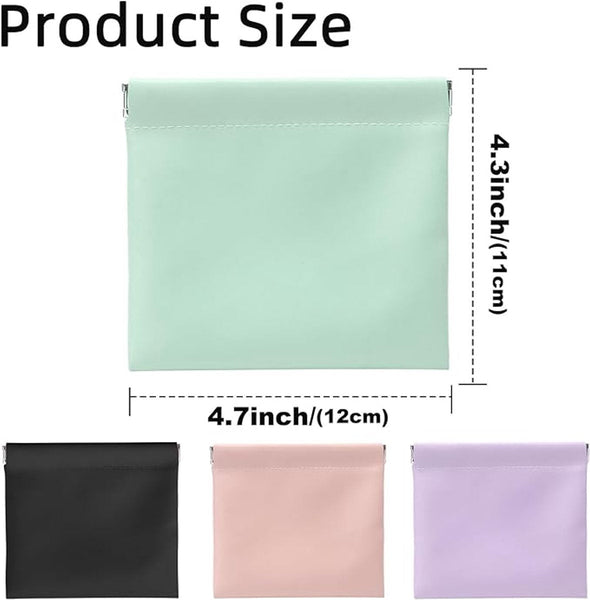 Women's Wallet Organiser Gift Set For Girlfriend Mother 4 Pack Pink Light Green Purple Black Wallets