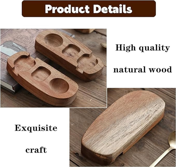 1 Set Egg Holder With Spoon Stylish Tray Sturdy Design Suitable For Breakfast Brunch Picnic And Everyday Use Trays