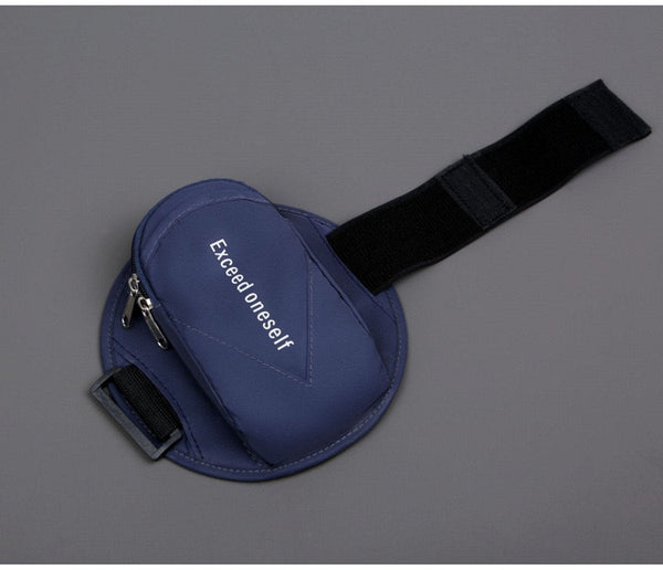 Blue Reflective Sports Armband Phone Holder For Running Camping Hiking Armbands