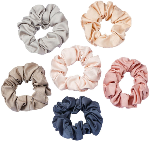 Cotton Soft Ponytail Holders Candy Colors Elastic For Girls & Women Pack Of 10 Headbands