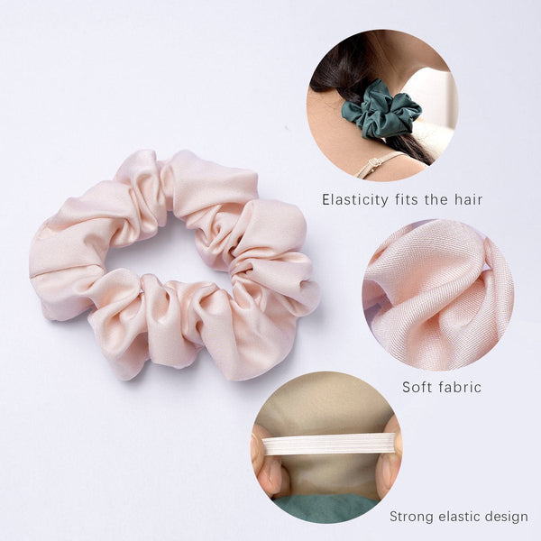 Cotton Soft Ponytail Holders Candy Colors Elastic For Girls & Women Pack Of 10 Headbands