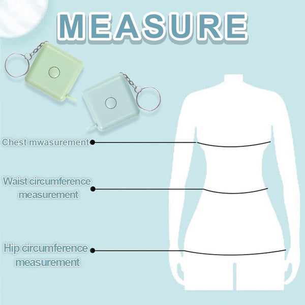 1.5M Extendable Tape Measure Set Sewing Crafts Body Measurements 3 Pack Tape Measures
