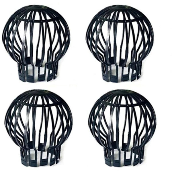 Pack Of 4 Plastic Drain Guards For Downpipes Gutter Guards