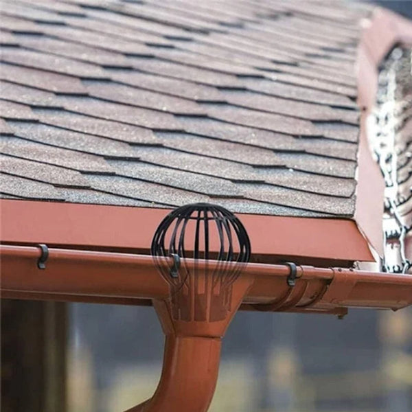 Pack Of 4 Plastic Drain Guards For Downpipes Gutter Guards