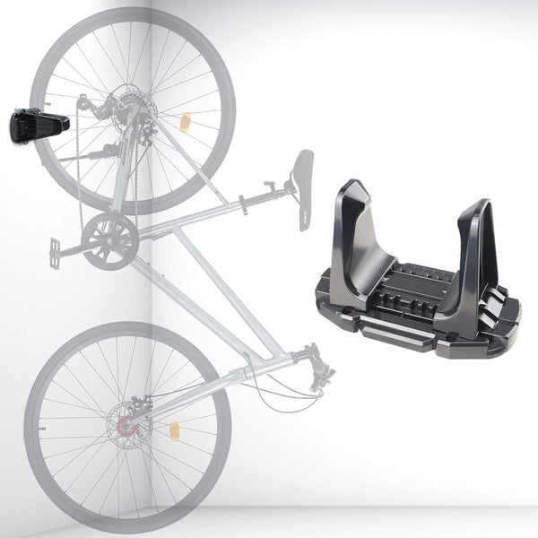 Heavy Duty Bicycle Wall Mount 60Kg Capacity Fits 27 83Mm Tires Bicycle Stands & Storage