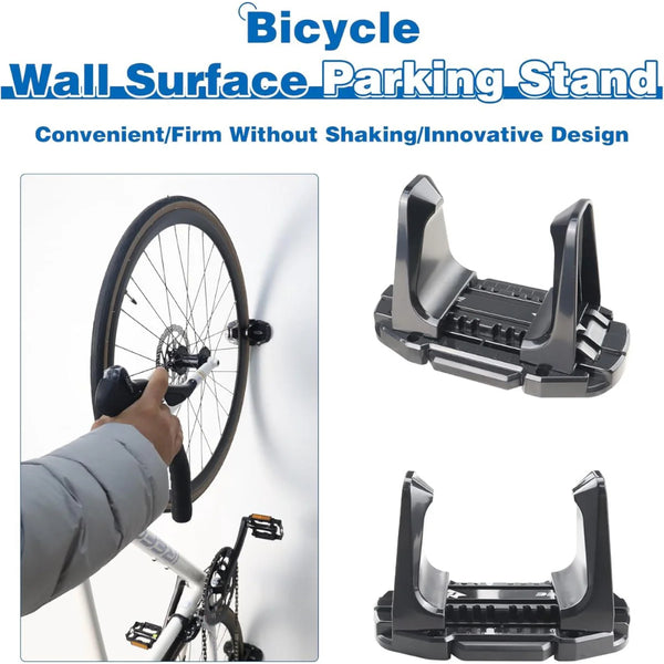 Heavy Duty Bicycle Wall Mount 60Kg Capacity Fits 27 83Mm Tires Bicycle Stands & Storage