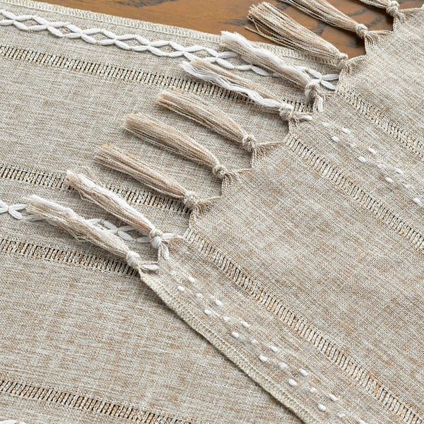 Christmas Table Runner Washable Cotton Blend 33X220cm Seasonal Decorations