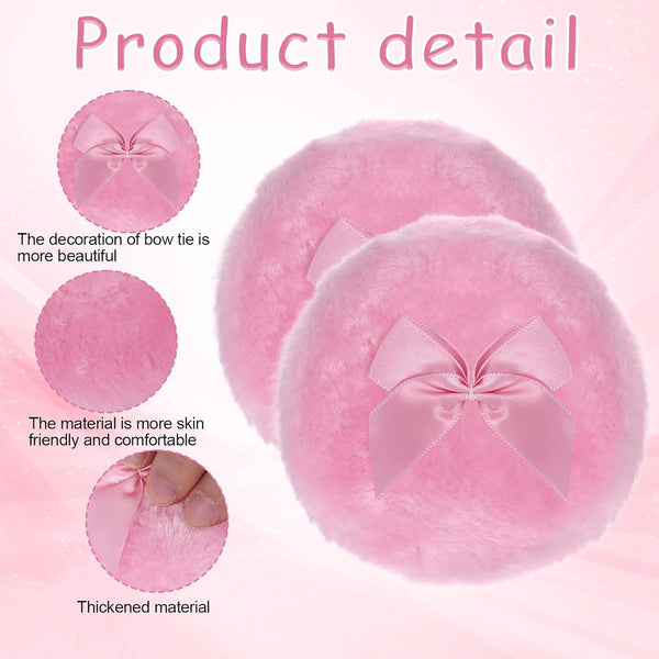 Powder Puff 2 Pieces 8.9 Cm Make Up Sponges Soft Washable And Reusable For Wet Dry Application Sponges Applicators & Cotton