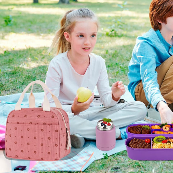 Cooler Bags Lunch Handle Strap Insulated Picnic 25.5*21*17Cm Suitable For Work Office Travel And Picnicsipinki Picnic Baskets & Backpacks