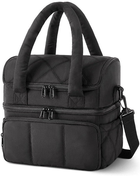 Cooler Bags Lunch Handle Strap Insulated Picnic Suitable For Work Office Travel And Picnicsiblacki Lunchboxes & Bags