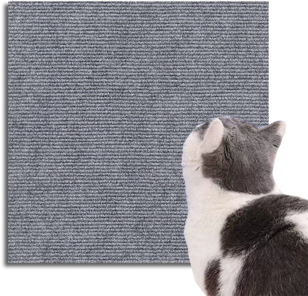 Premium Cat Scratching Mat Couch Cushions Strong Adhesion For Ultimate Fun Your Protects Furniture Lets Have (Size: 30X30 Cm Gray Pack Of Two) Furnitu