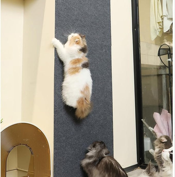 Premium Cat Scratching Mat Couch Cushions Strong Adhesion For Ultimate Fun Your Protects Furniture Lets Have (Size: 30X30 Cm Gray Pack Of Two) Furnitu