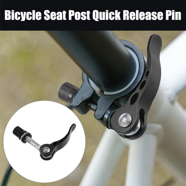 2Pcs M6*65Mm Aluminium Alloy Bicycle Seat Post Quick Release Pin Seatpost Skewer Bolt Black Seatposts