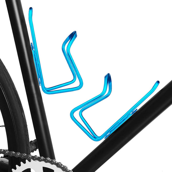 1 Pack Lightweight Aluminum Water Bottle Cage For Outdoor Activities (Blue) Bicycle Accessories Water Bottle Cages