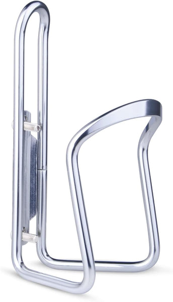 1Pack Lightweight Aluminum Alloy Cycling Bicycle Water Bottle Cage Holder Bracket For Outdoor Activities (Silver) Bike Accessories Water Bottle Cages