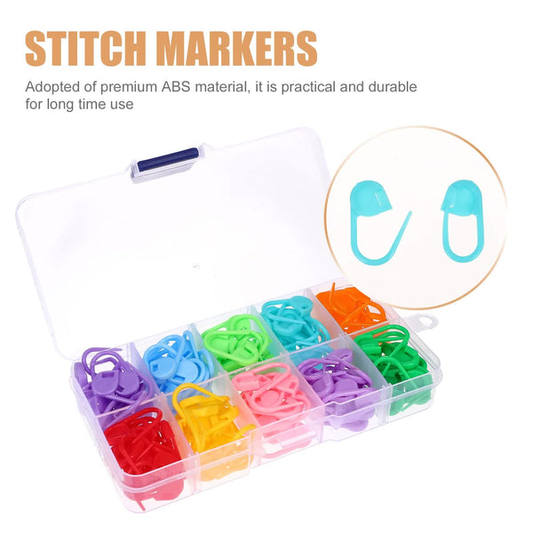130 Piece Stitch Markers Multifunctional Knitting Crochet Clips Other Crocheting And Knitting