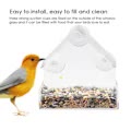 Transparent House Shaped Birdhouse With Weatherproof Function Bird Houses