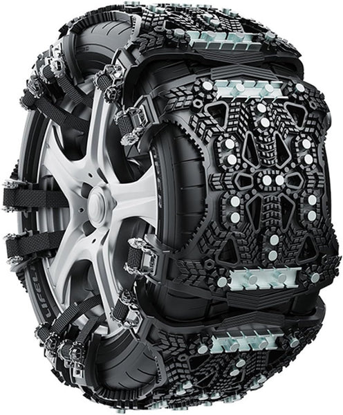 Universal Steel Snow Chains For Cars Anti Slip Tire Traction (1 Piece Yellow) Tyre Accessories