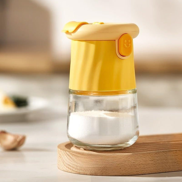 Yellow Spice Jar With Precise Dosing Kitchen Storage Container Spice Jars & Racks