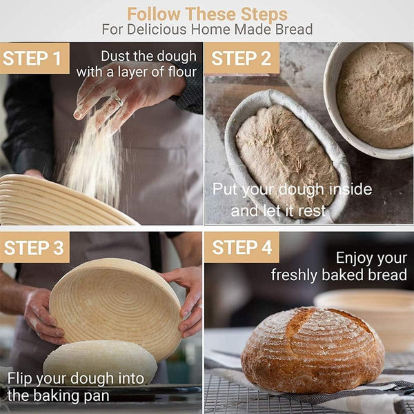 Oval Rattan Proofing Basket For Bread Baking Other Bakeware & Ovenware