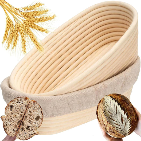 Oval Rattan Proofing Basket For Bread Baking Other Bakeware & Ovenware