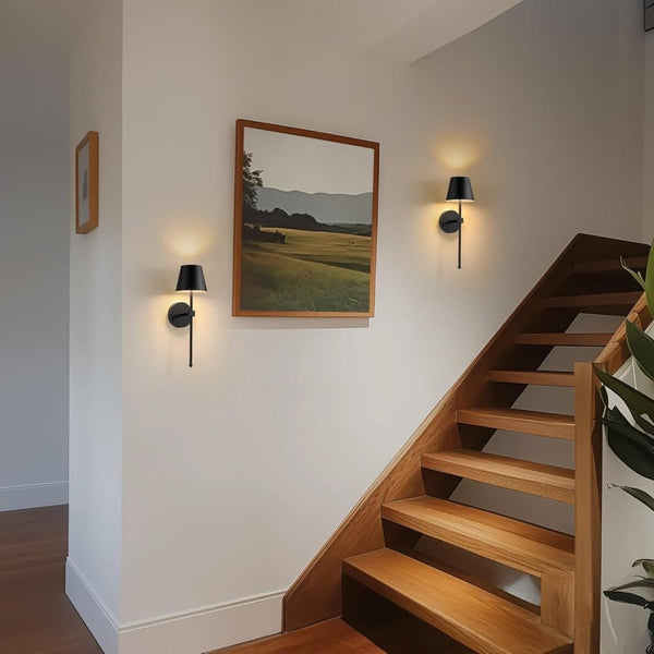 Wireless Wall Lamps 2 Pack Led With Rechargeable Battery Stepless Dimmable Remote Control Wall Lights