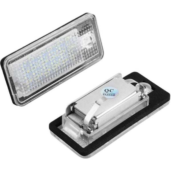 2Pcs Car Led Number Hop Lpl0114 License Plate Lamp Bulb Kit For Audi A3 S3 A4 S4 B6 B7 A6 C6 S6 Light Bulbs