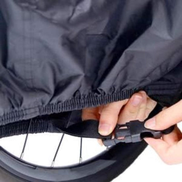 Bicycle Cover For 1 Waterproof Mountain Bike Rainproof Dustproof Sun Resistant Sunshade Fabric Black Bike Covers