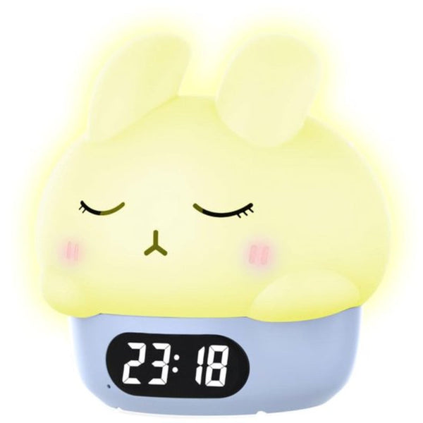 Children's Night Light Table Lamp For Bedroom Cute Rabbit Shape Cartoon Bedside Baby (Blue) Night Lights