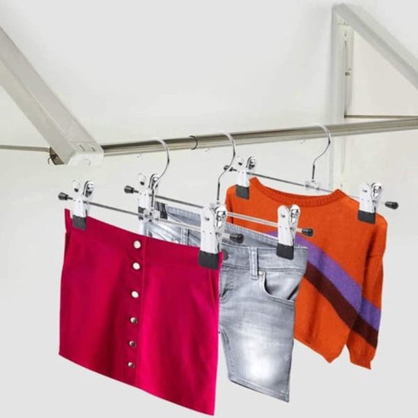 20 Piece Hanger Clips For Socks Clothing And Towels Clothes Hangers