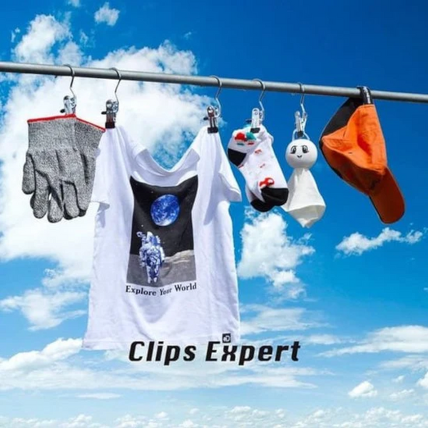 10 Pack Small Hangers With Clips For Socks Towels Shoes Clothes Hangers