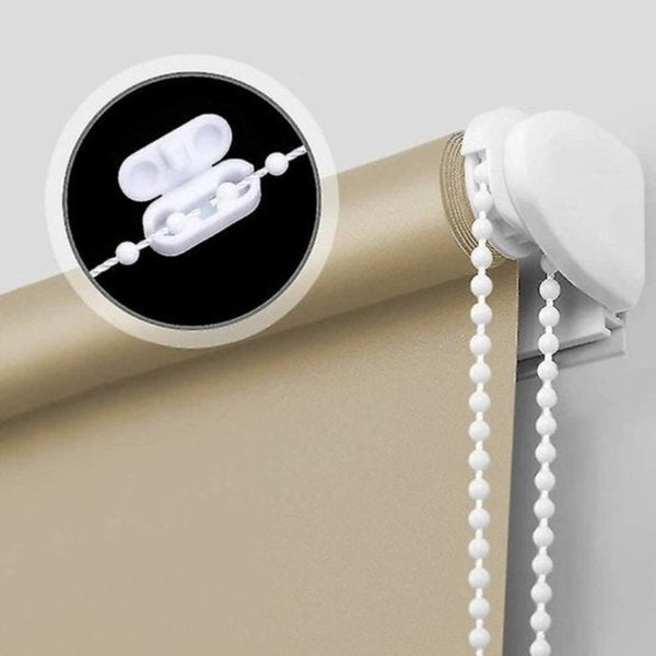 20M Blind Chain Vertical Mounts And 5 Connectors Bottom Suitable For 89Mm Slats Blinds & Shades