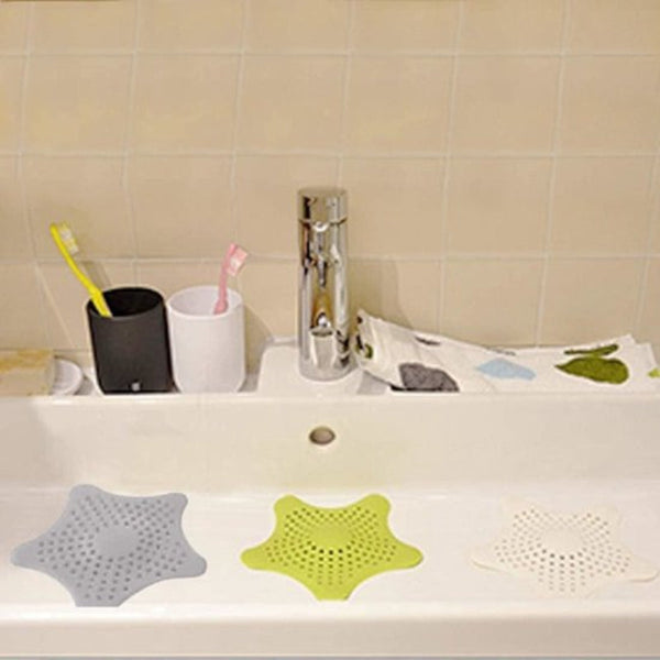 Filter 5 Pack Silicone Hair For Bathtub Drain Cover With Strong Suction Cup Anti Clogging Sink Strainer Drain Grates