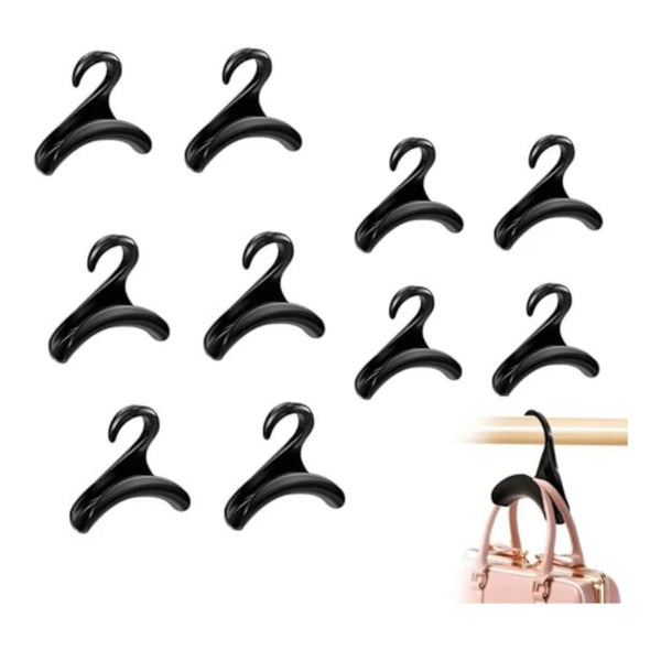 Handbag And Backpack Organiser Hooks Set Of 10 Clothes Hangers