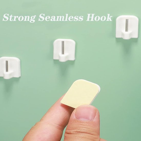 Self Adhesive Key Hooks 10 Pieces Wall Hooks & Hangers