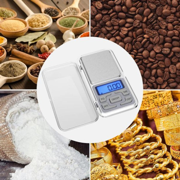 Electronic Kitchen Scale 500G X 0.01G Stainless Steel With Tare Function Kitchen Scales